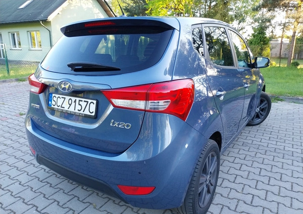 Hyundai ix20 cena 32990 przebieg: 189000, rok produkcji 2012 z Czarna Woda małe 631